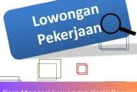 Cara Mencari Lowongan Kerja Resmi: Panduan Lengkap